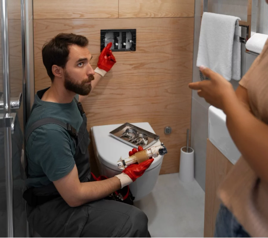 Travaux d’installation sanitaire avec pose d’équipements de plomberie